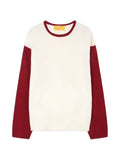 Guest In Residence Baseball colour-block cashmere sweater