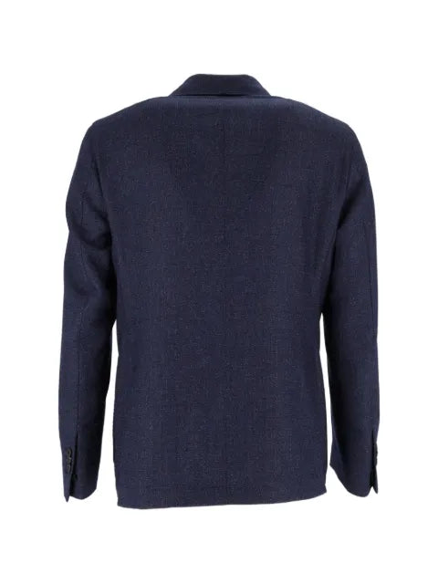 Brera double-breasted peak-lapel jacket