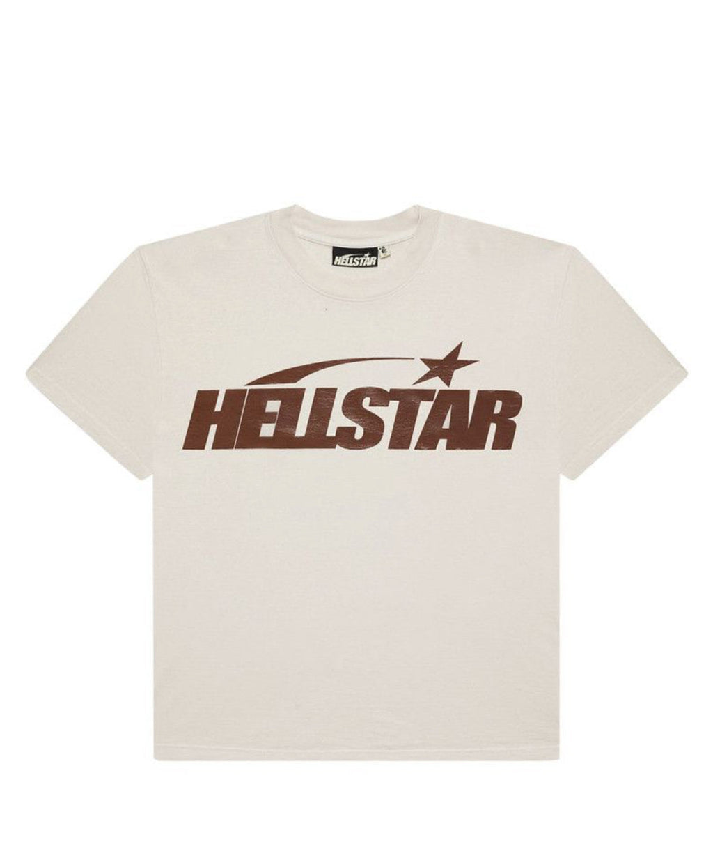 Hellstar Classic T-Shirt Gel Print White/Brown
