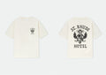 Rhude St. Rhude Hotel Eagle Crest Dual‑Sided Oversized T‑Shirt Off‑White