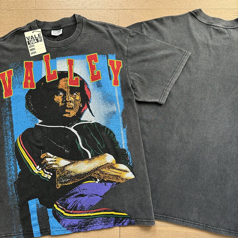 VALE USA Portrait Graphic Short-Sleeve T-Shirt