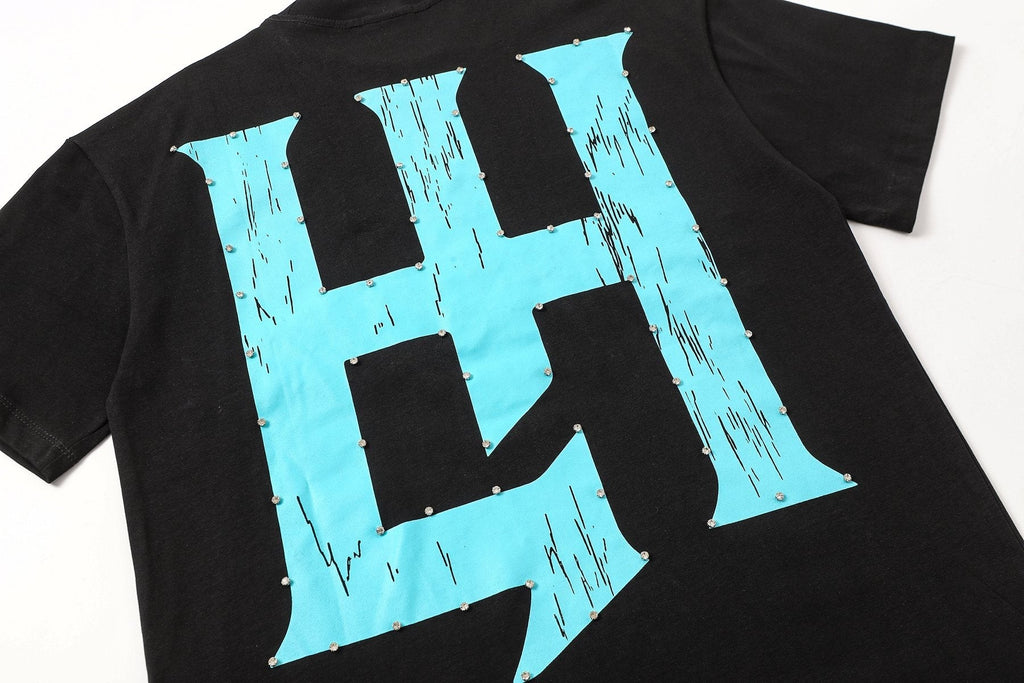 Life Hustlere Blue HH Graphic T-Shirt