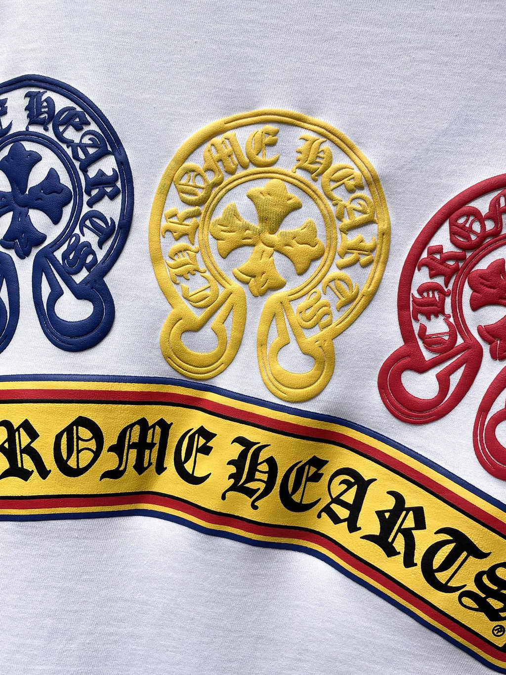 Chrome Hearts Multicolor Horseshoe Graphic T-Shirt