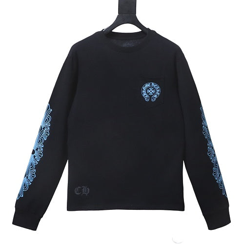 Chrome Hearts Horseshoe Long Sleeve T-Shirt Black