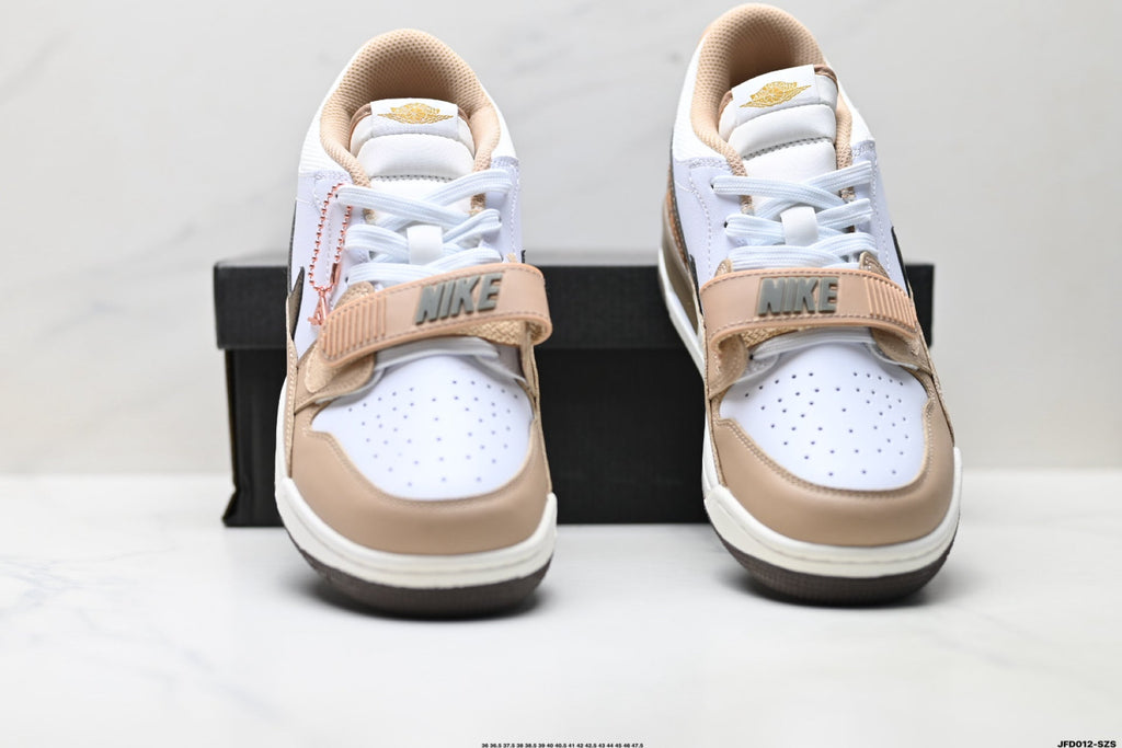 Jordan Legacy 312 Low White Tan Brown Sneakers